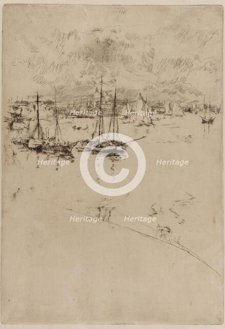 The Steamboat, Venice, 1879-1880. Creator: James Abbott McNeill Whistler.