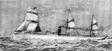 The steamship Quetta, wrecked in Torres Straits, North Australia, 1890. Creator: Unknown
