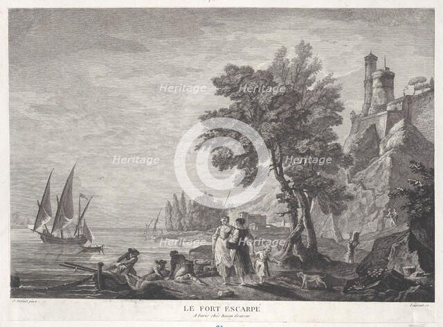 The Steep Fort, ca. 1750-1800. Creator: Pierre Francois Laurent.