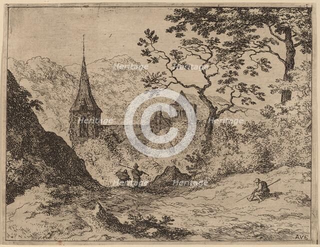 The Steeple, probably c. 1645/1656. Creator: Allart van Everdingen.