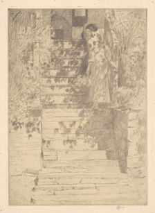 The Steps, 1915. Creator: Frederick Childe Hassam