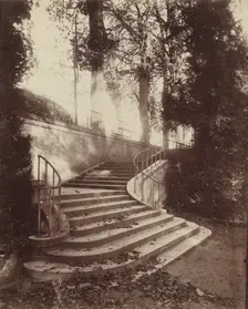 The Steps at Saint-Cloud, 1906. Creator: Eugene Atget