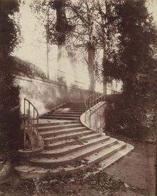 The Steps at Saint-Cloud, 1906. Creator: Eugene Atget