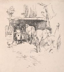 The Steps, Luxembourg Gardens. Creator: James McNeill Whistler (American, 1834-1903)