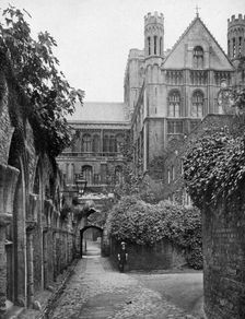The Steps, Peterborough Cathedral, Cambridgeshire, 1924-1926. Artist: Francis Frith & Co