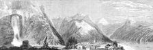 The Stereorama at Cremorne Gardens - panorama of the route to Italy, via the St. Gothard Pass, 1860. Creator: Smyth