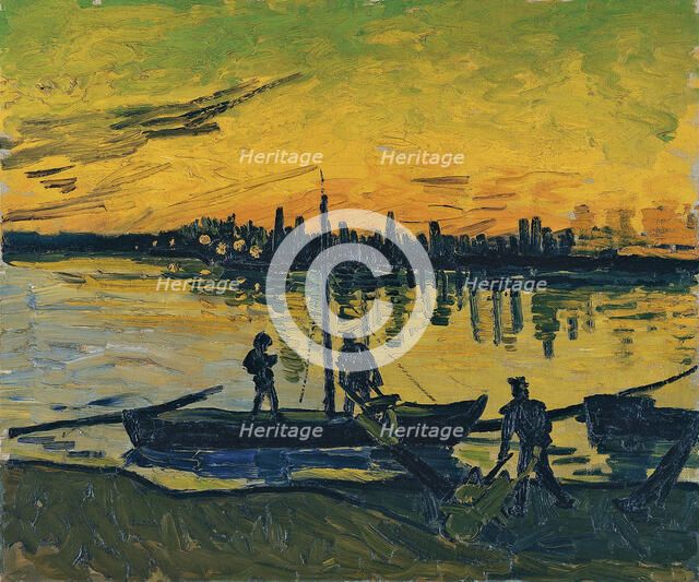 The Stevedores in Arles, 1888. Artist: Gogh, Vincent, van (1853-1890)