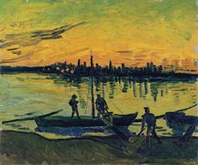 The Stevedores in Arles, 1888. Creator: Vincent van Gogh