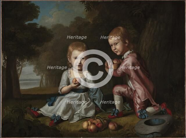 The Stewart Children, 1773. Creator: Charles Willson Peale.