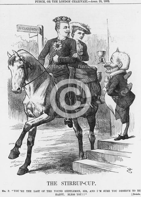 'The Stirrup-cup', 1882. Creator: Joseph Swain.