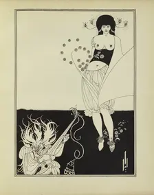 The Stomach Dance, 1907. Creator: Aubrey Beardsley