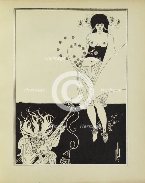 The Stomach Dance, 1907.  Creator: Aubrey Beardsley.