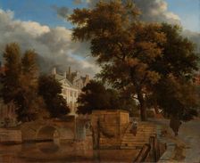 The Stone Bridge, c.1660-c.1672. Creator: Jan van der Heyden
