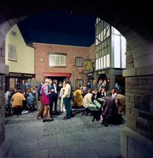 The Stonehouse themed pub, Sheffield, South Yorkshire, 1971. Creator: Michael Walters