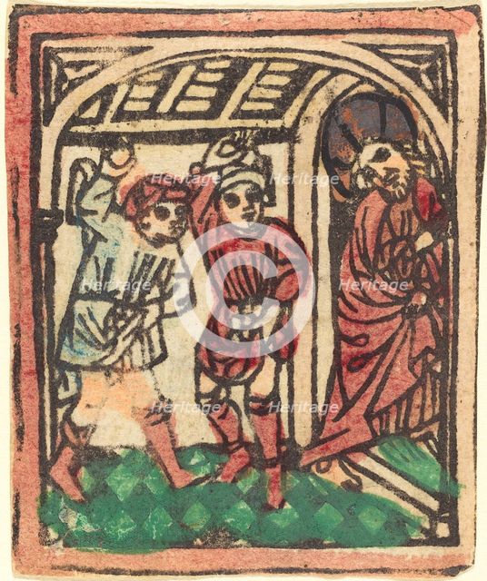 The Stoning of Christ, c. 1440/1450. Creator: Unknown.