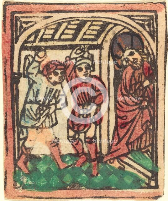 The Stoning of Christ, c. 1440/1450. Creator: Unknown.