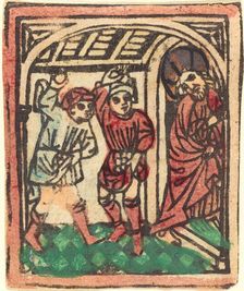 The Stoning of Christ, c. 1440/1450. Creator: Unknown