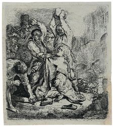 The stoning of Saint Stephen, 1635. Creator: Rembrandt van Rhijn (1606-1669)