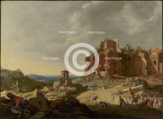 The Stoning of Saint Stephen, 1632. Creator: Bartholomeus Breenbergh.