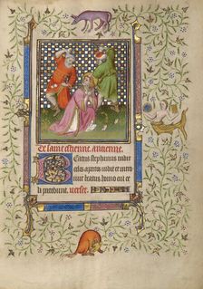 The Stoning of Saint Stephen; Book of Hours, about 1410. Creator: Unknown