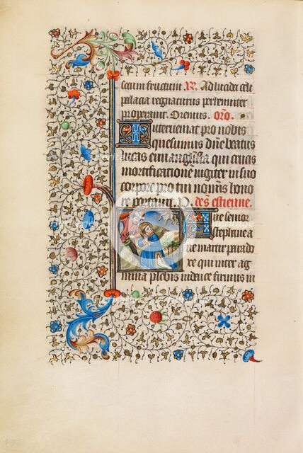 The Stoning of Saint Stephen; Book of Hours, about 1440-1450. Creator: Workshop of the Bedford Master.