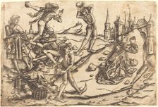 The Stoning of Saint Stephen, c. 1470/1475. Creator: Master with the Banderoles