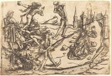 The Stoning of Saint Stephen, c. 1470/1475. Creator: Master with the Banderoles