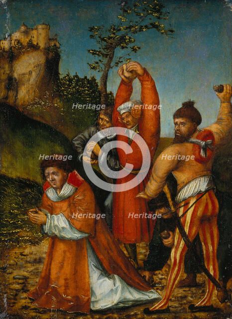 The Stoning of St Stephen, c1520. Creator: Lucas Cranach the Elder.