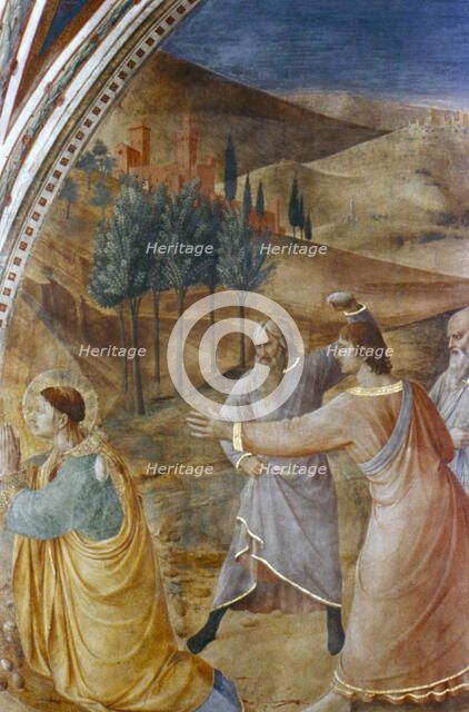 'The Stoning of St Stephen', mid 15th century. Artist: Fra Angelico