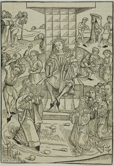 The Stoning of Zacharias and Isaias, page 9 from the Treasury (Schatzbehalter), 1491. Creator: Michael Wolgemut