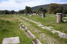 The Stoa of Kotys, Epidauros, Greece. Creator: Samuel Magal
