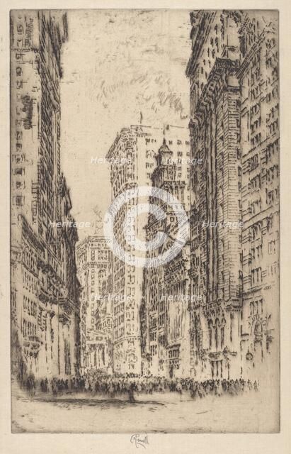 The Stock Exchange, 1904. Creator: Joseph Pennell.