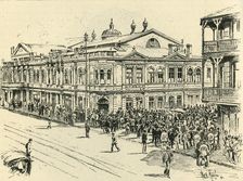 The Stock Exchange, Johannesburg 1901.. Creator: William B. Robinson