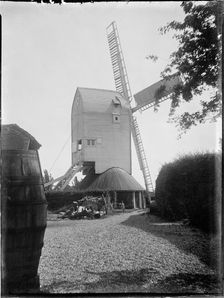 The Stocks Windmill, Stocks Road, Wittersham, Ashford, Kent, 1926. Creator: Katherine Jean Macfee
