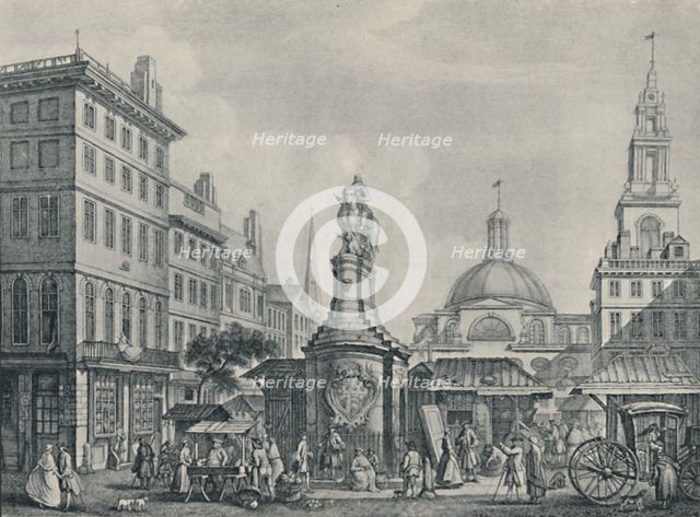 'The Stocks Market, 1738', (1920). Artist: Henry Fletcher.