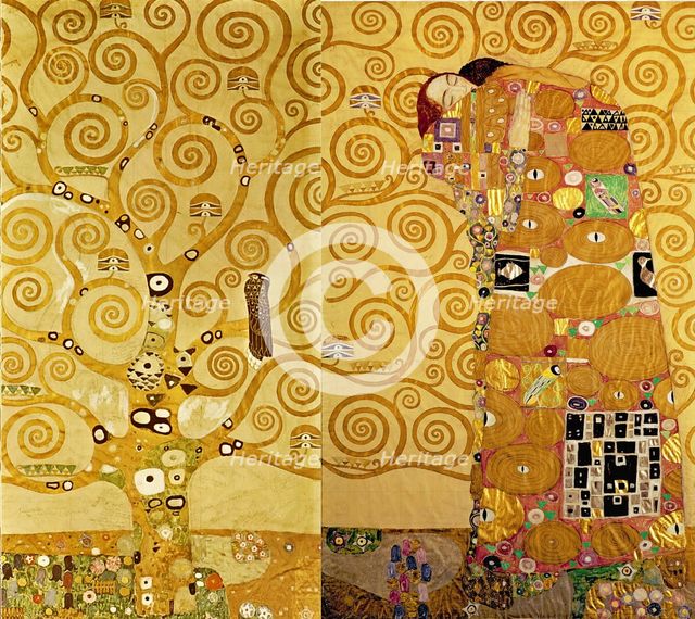 The Stoclet Frieze, Detail: Tree of Life, 1905-1909.