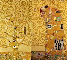 The Stoclet Frieze, Detail: Tree of Life, 1905-1909