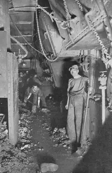 The Stokehold of a Battleship 1914