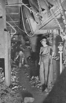 The Stokehold of a Battleship 1914