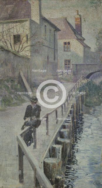 The Stolpeckgasse at Klosterneuburg, 1907.