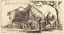 The Stopping Place, 1621. Creator: Jacques Callot