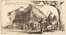 The Stopping Place, 1621. Creator: Jacques Callot