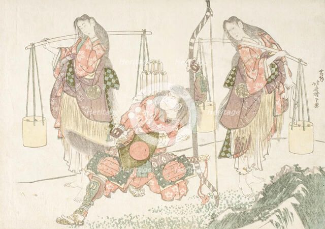 The Story of Minamoto Tametomo, between circa 1805 and circa 1810. Creator: Hokusai.