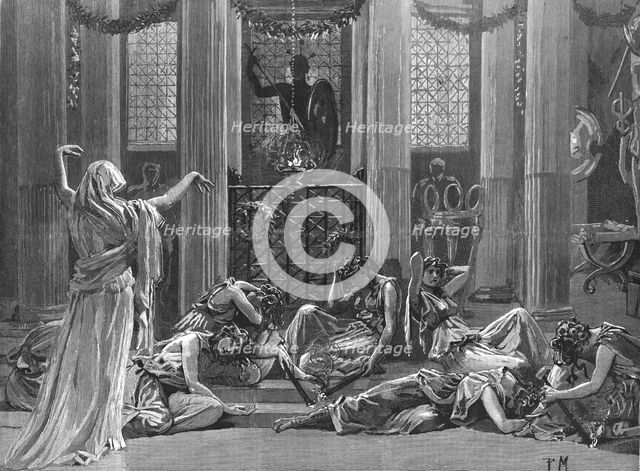 '"The story of Orestes," at the Prince's Hall Piccadilly' 1886. Creator: Unknown.