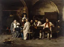 The Story of a Battle, c1875. Creator: Mihaly Munkacsy
