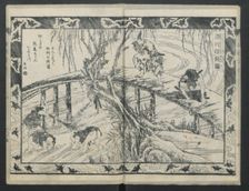 The Story of Aoto Fujitsuna, 1811. Creator: Hokusai