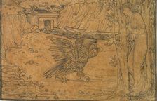 The Story of Cupid and Psyche: The Black Water, c1864-c1868. Artist: Sir Edward Coley Burne-Jones