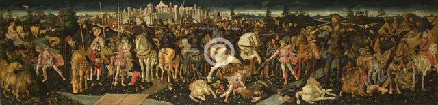 The Story of David and Goliath, c. 1450. Artist: Pesellino, Francesco di Stefano (1422-1457)