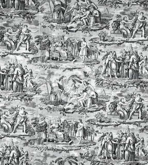 The Story of Joseph (Furnishing Fabric), Rouen, c. 1820. Creator: Unknown.