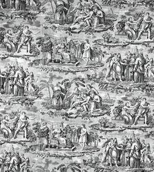The Story of Joseph (Furnishing Fabric), Rouen, c. 1820. Creator: Unknown